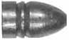 bullets, .57 caliber, Minie, Enfield .577", Lyman 577-611, 530 grain, pure lead, hollow base, per 25